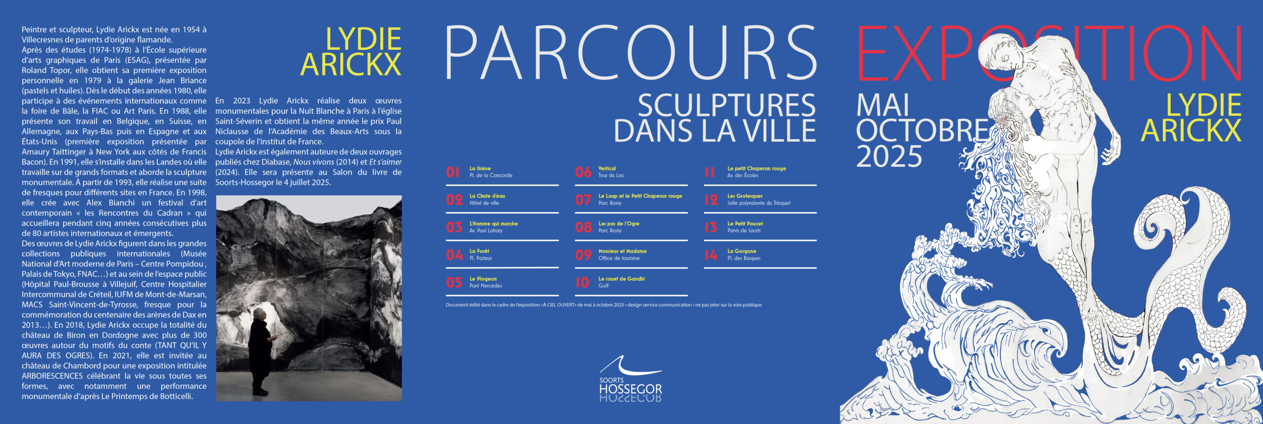 Expo Lydie Arickx - Brochure Bleue