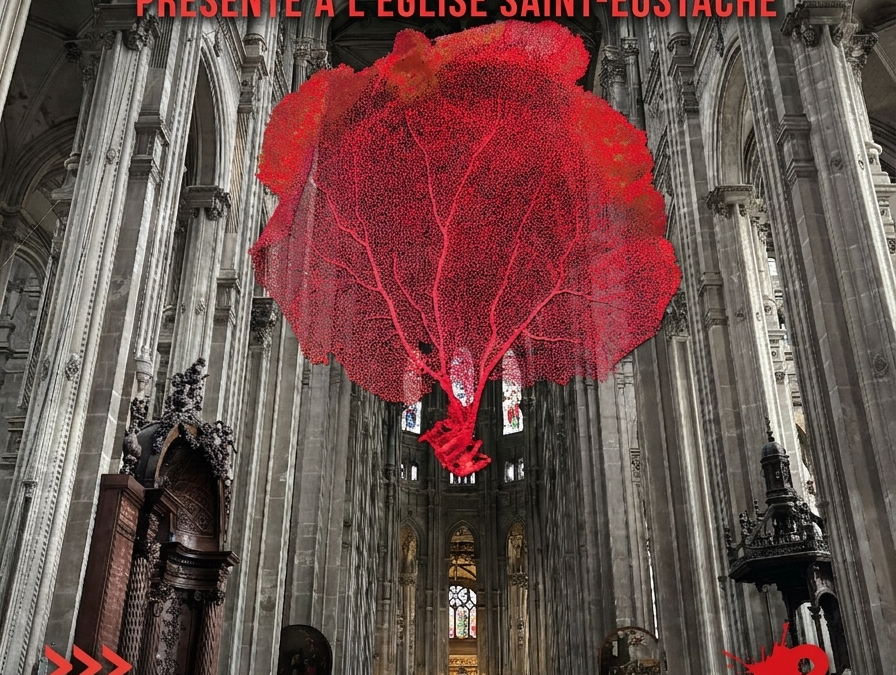 « Le Souffle » Installation monumentale à l&rsquo;église Saint-Eustache